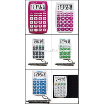 Calculatrice de mini ordinateur portable à 8 chiffres avec son de touche pour enfants